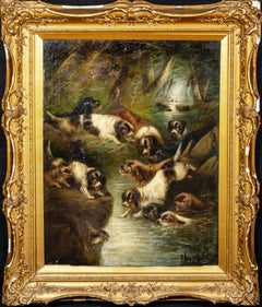 The Otter Hunt, dated 1901