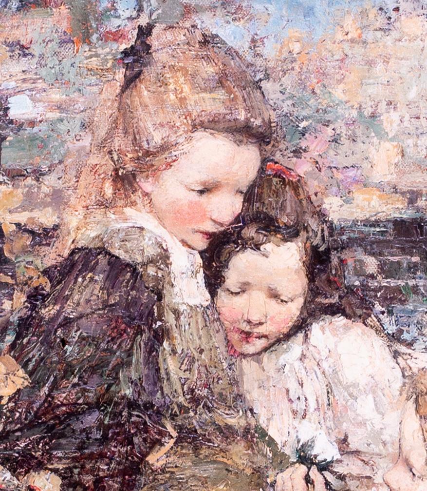 Edward Atkinson Hornel (Scottish, 1864 – 1933)
The lily pond, 1902
Oil on canvas
Signed and dated ‘EA Hornel / 1902’ (lower right)
30 x 36 in. (76.2 x 91.3 cm.)
Provenance: The Fine Art Society, August 1993 #11778

This is a splendid example of the