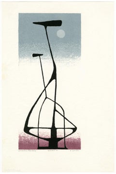 'Untitled Fantasy' — 1980s Surrealist Abstraction