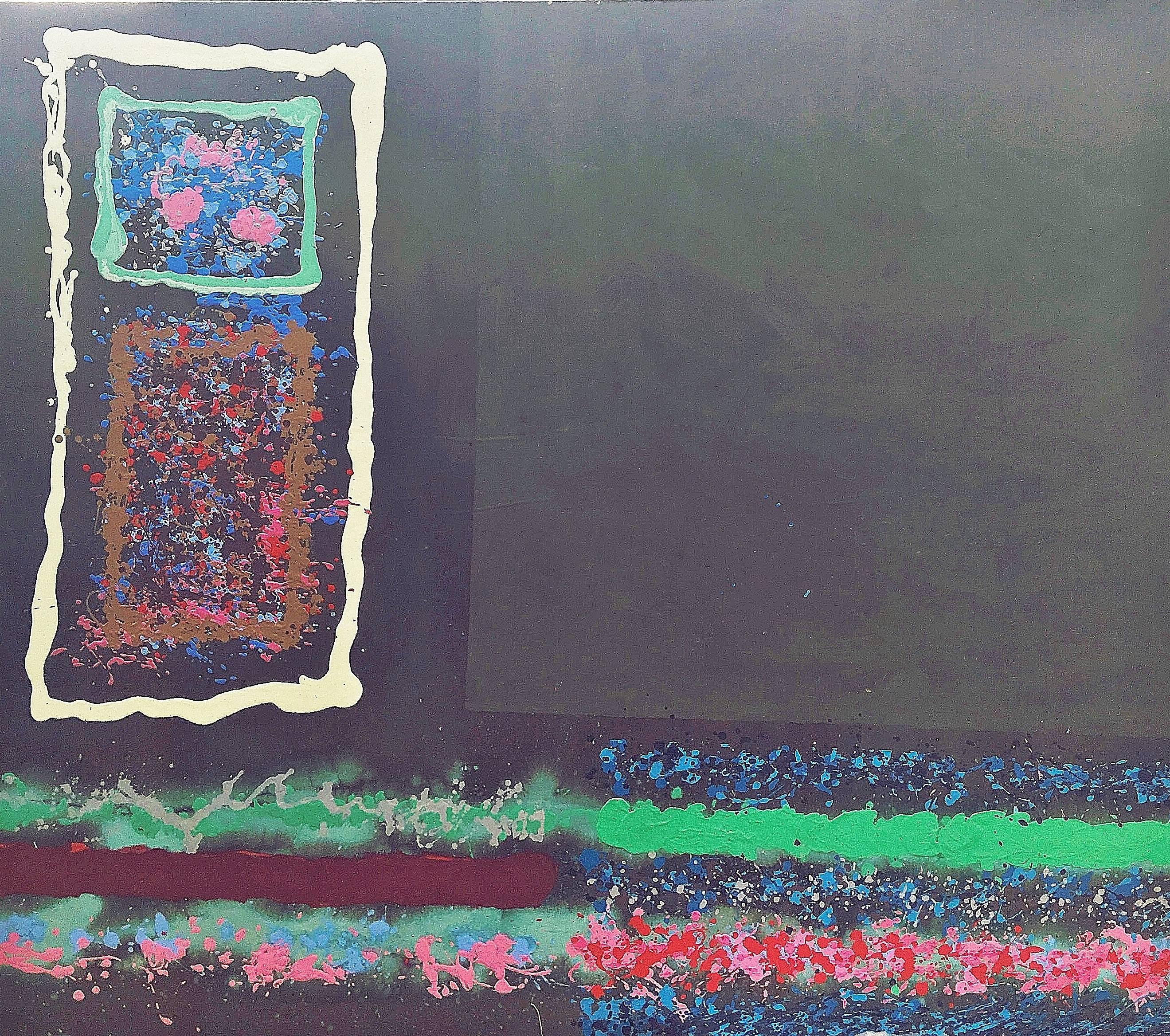 Edward Avedesian Abstract Painting - Radio Love