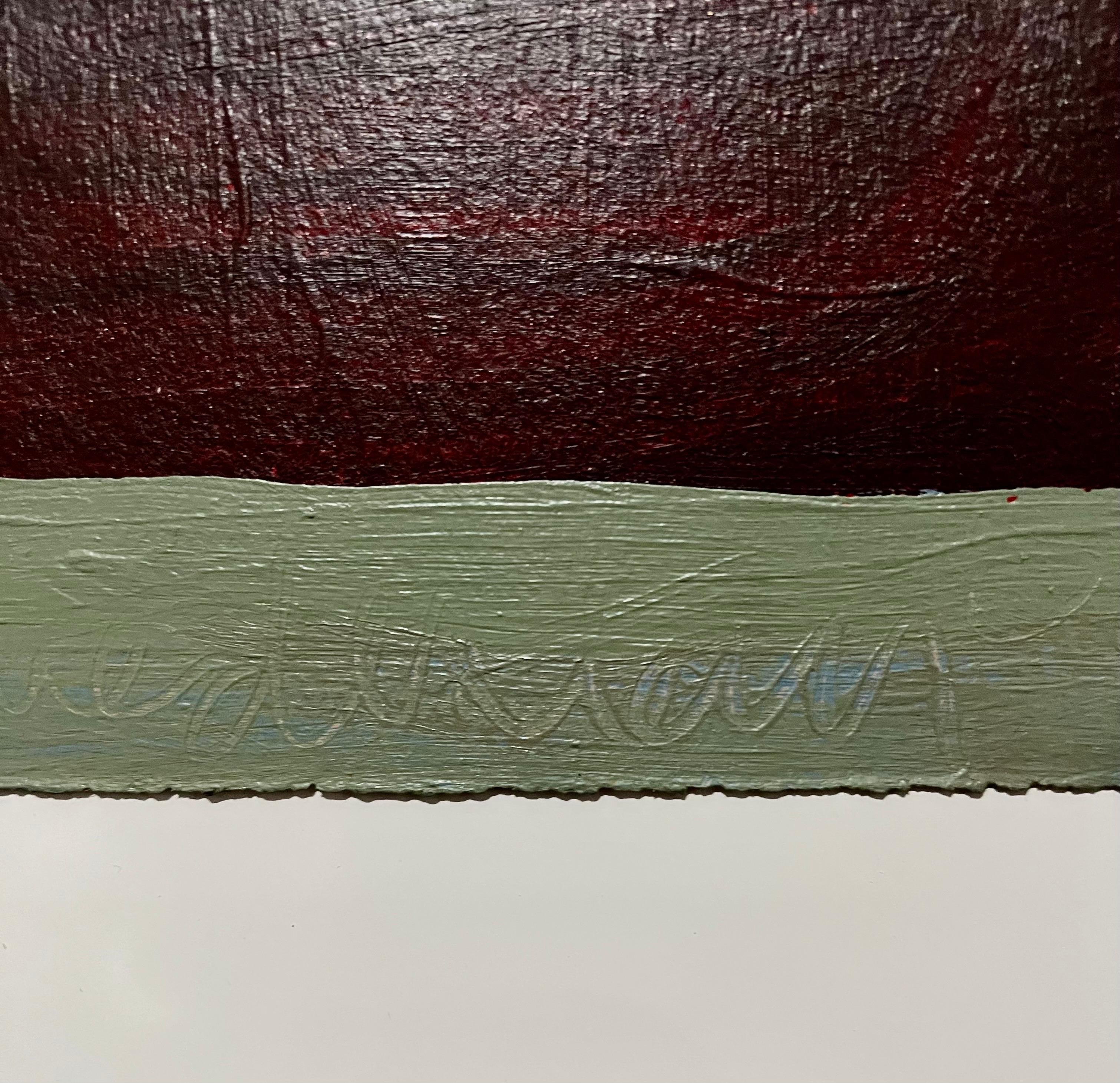 Große Hudson River Figurative Modernist Landschaft Ölgemälde Edward Avedisian im Angebot 5