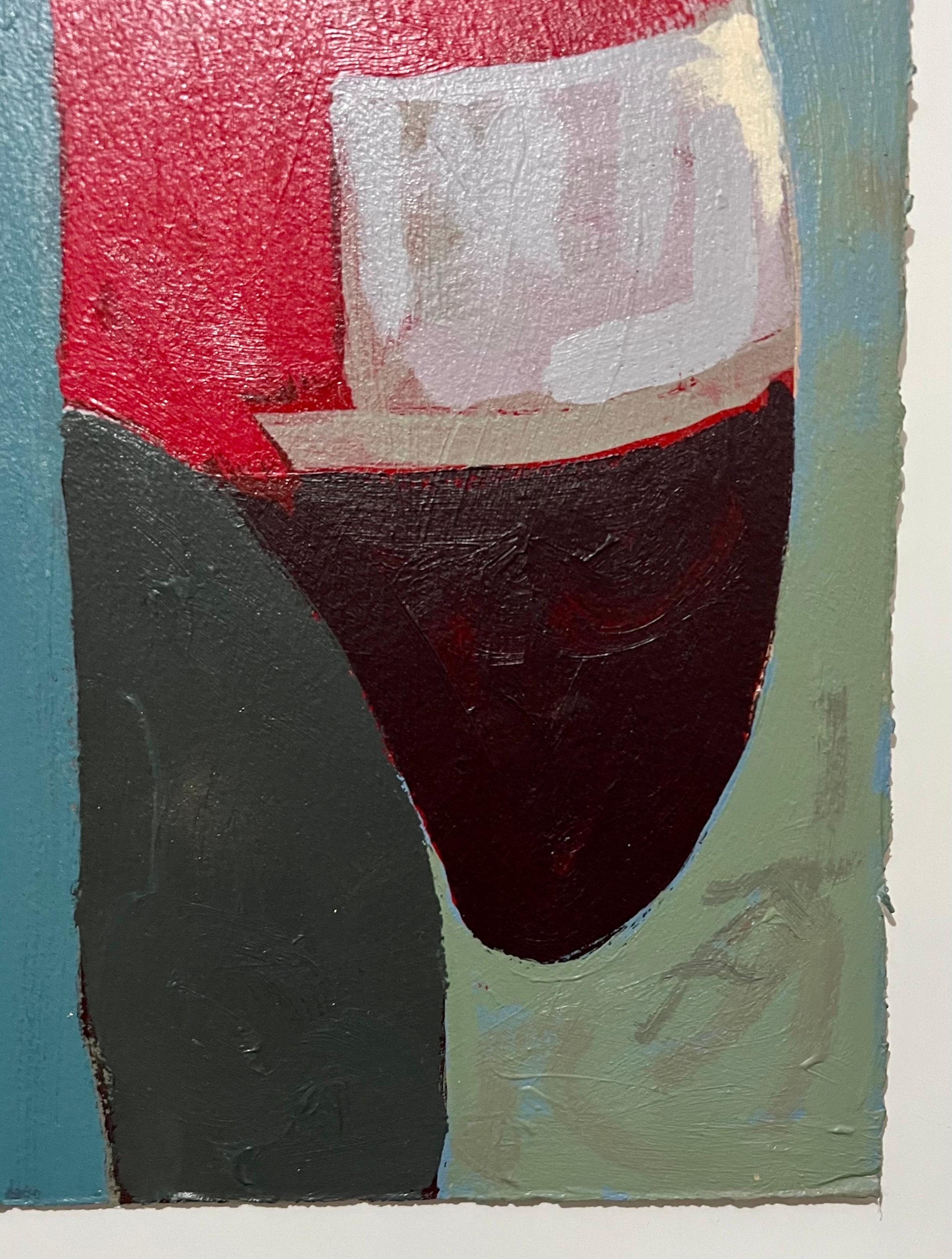 Große Hudson River Figurative Modernist Landschaft Ölgemälde Edward Avedisian im Angebot 6