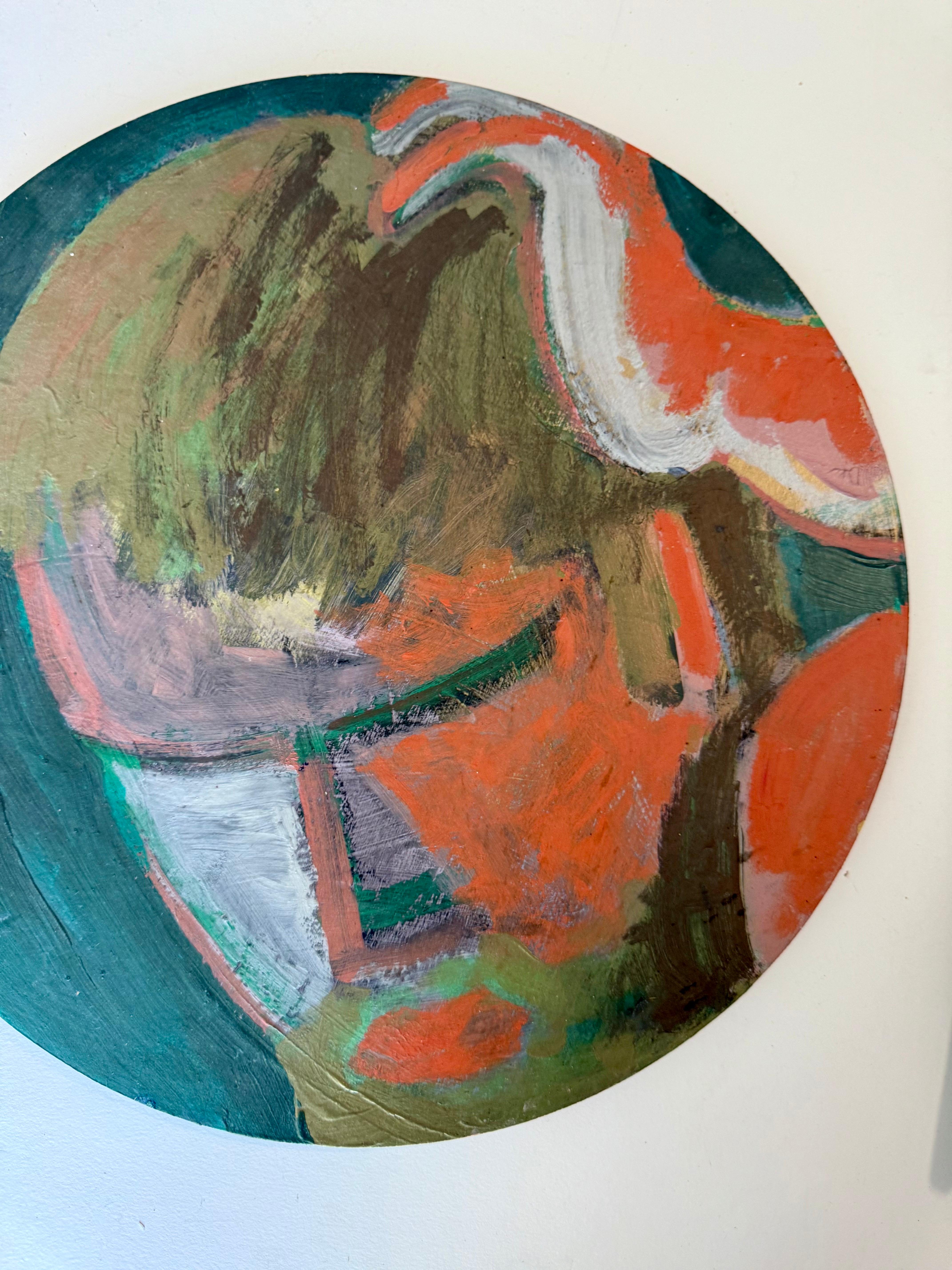 Mod Abstract Expressionist Modernist Edward Avedisian Color Field Oil Painting For Sale 4