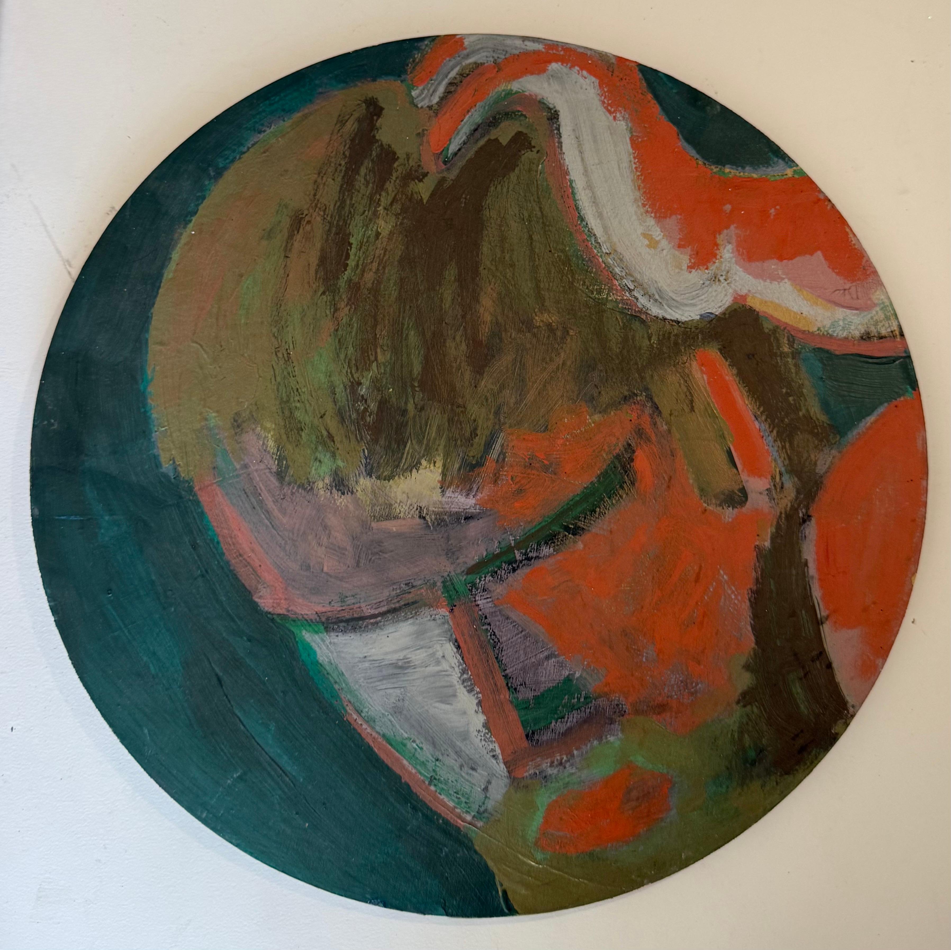Mod Abstract Expressionist Modernist Edward Avedisian Color Field Oil Painting For Sale 5