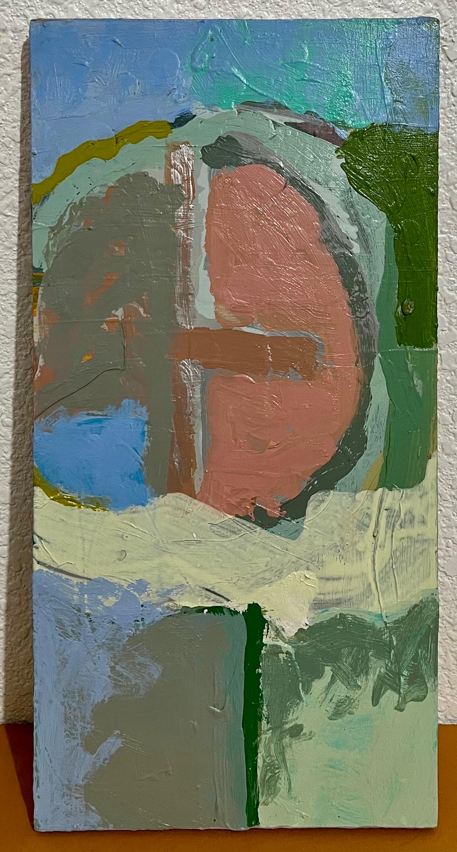 Abstrakt-expressionistisches modernistisches Ölgemälde Edward Avedisian Color Circles im Angebot 2