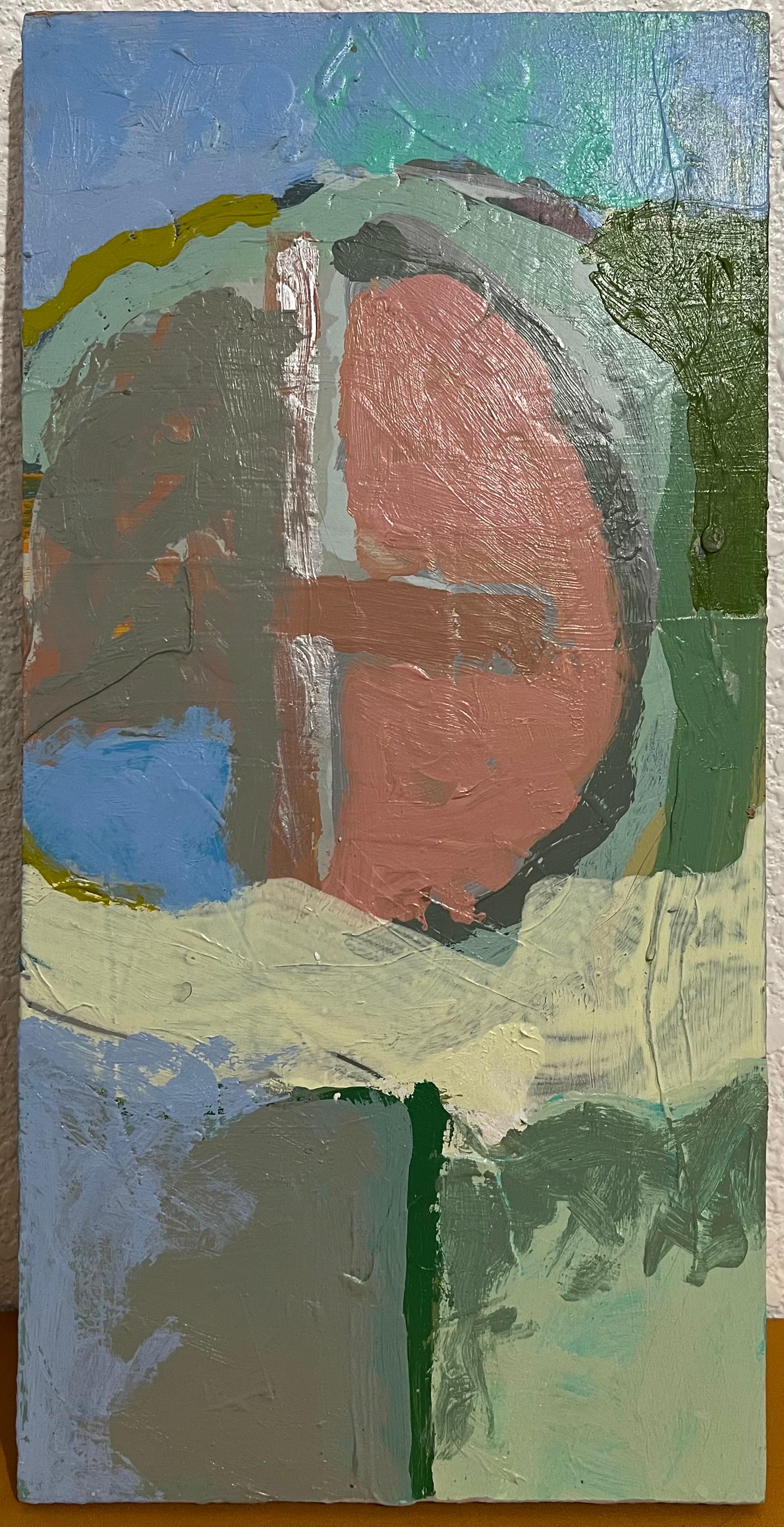 Abstrakt-expressionistisches modernistisches Ölgemälde Edward Avedisian Color Circles im Angebot 4