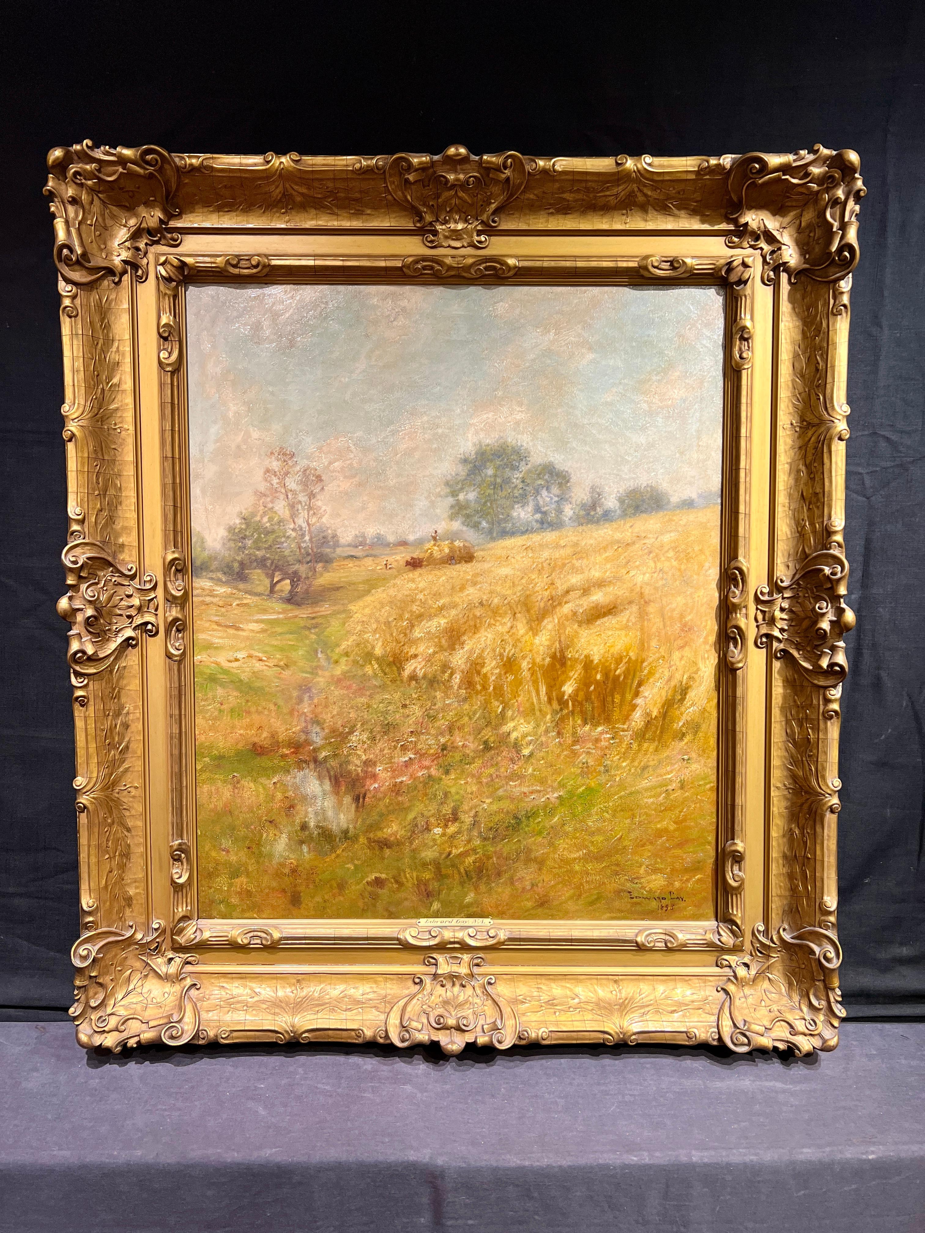 Un giorno di giugno, scena Eastchest, New York - Painting di Edward B. Gay