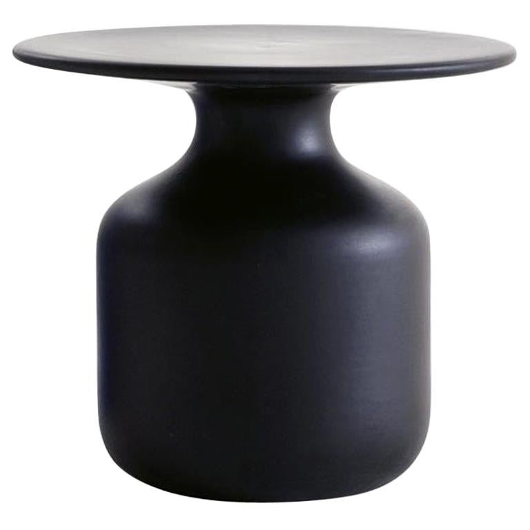 Edward Barber and Jay Osgerby Mini Bottle Table in Black Ceramic for Cappellini For Sale