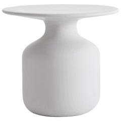 Edward Barber and Jay Osgerby Mini Bottle Table in White Ceramic for Cappellini