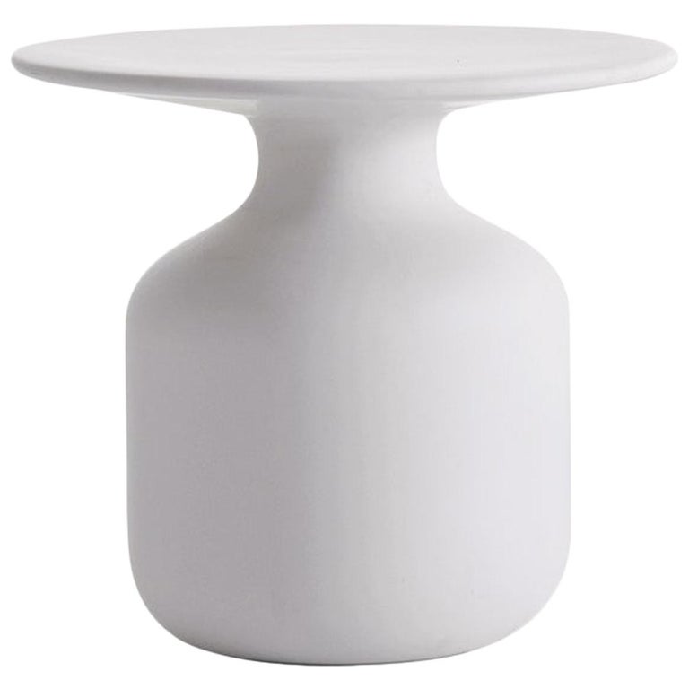 Edward Barber and Jay Osgerby Mini Bottle Table in White Ceramic for  Cappellini For Sale at 1stDibs