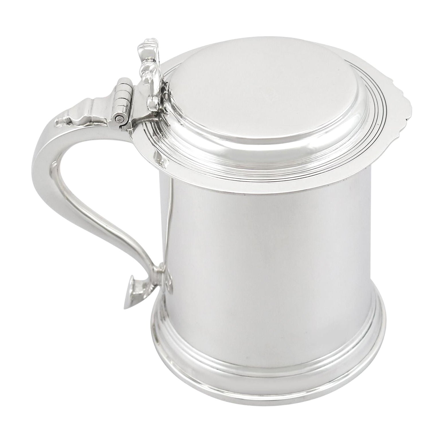 Edward Barnard & Sons Ltd Antique Sterling Silver Tankard