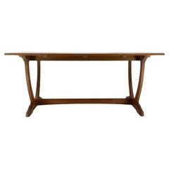 Edward Barnsley. A Cotswold School Arts & Crafts oak coffee table U shaped base