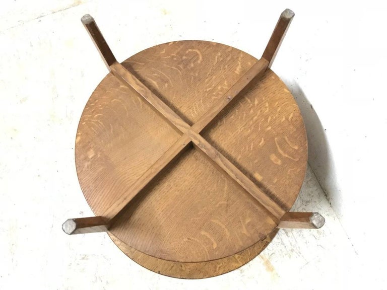 Edward Barnsley, An Arts and Crafts Oak TwoTier Circular Coffee or
