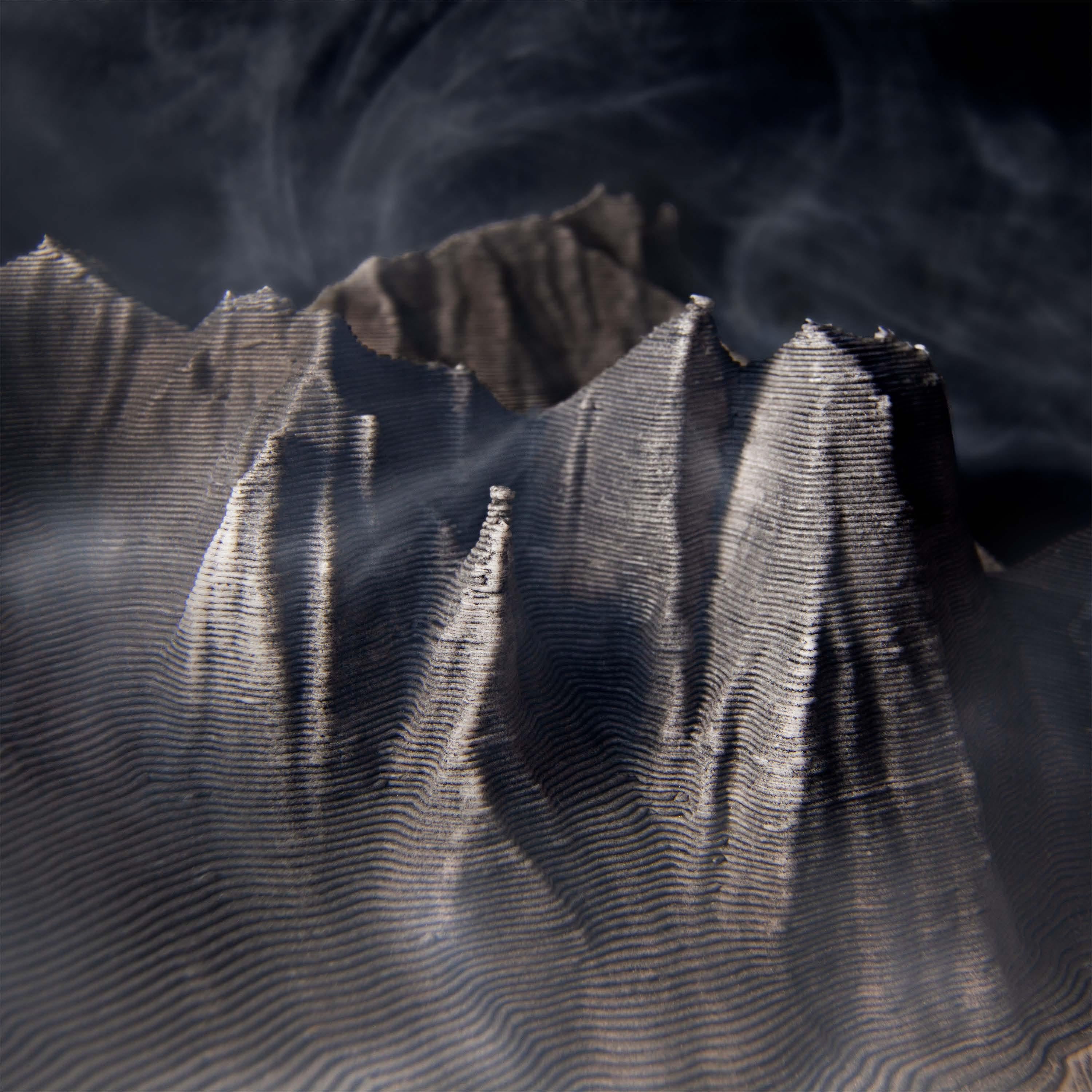Edward Bateman Landscape Photograph - Yosemite Spires No. 1 (with 3D printed landscape)