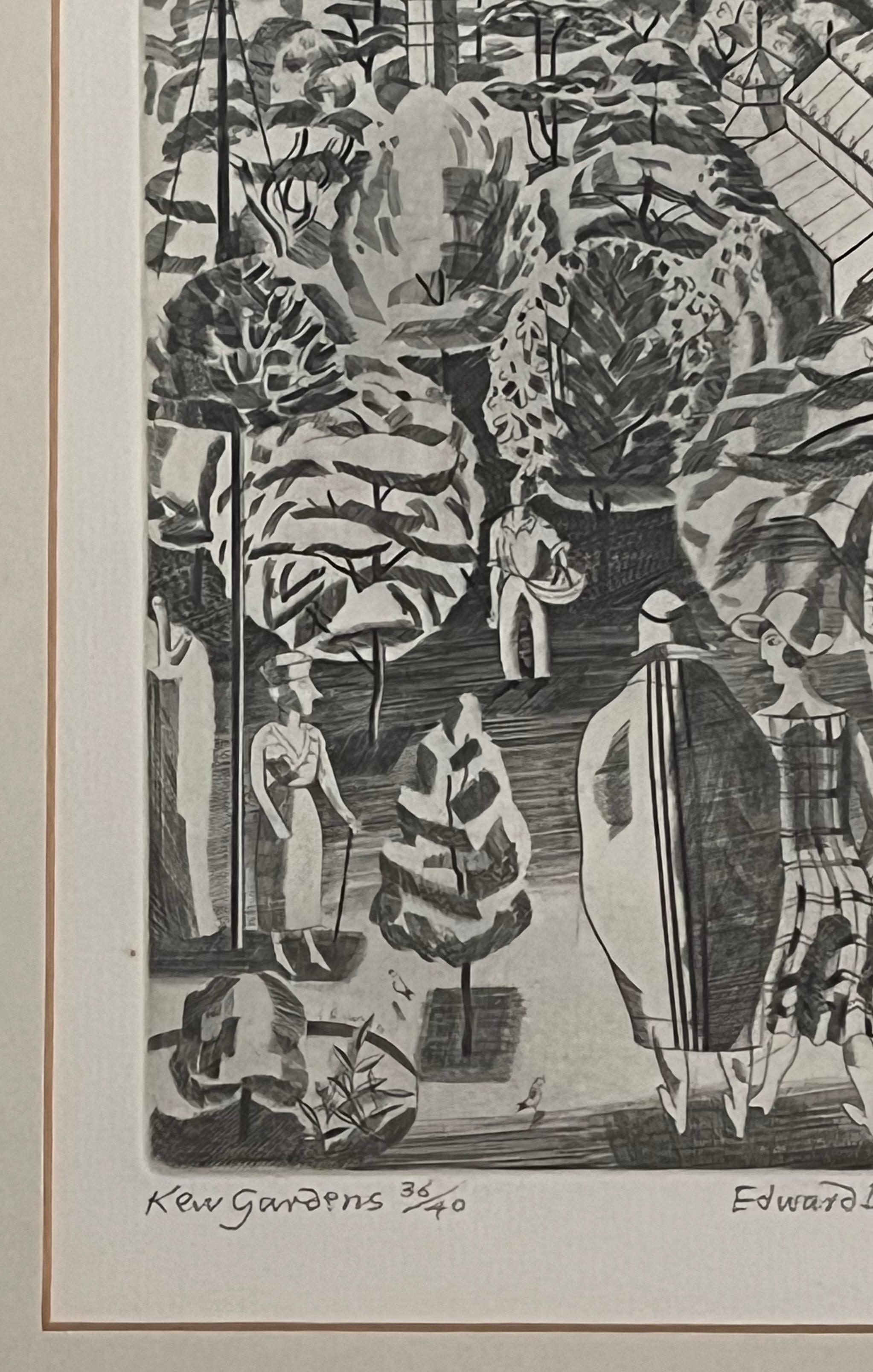 Edward Bawden, arte Modern British, Jardines de Kew en venta 4