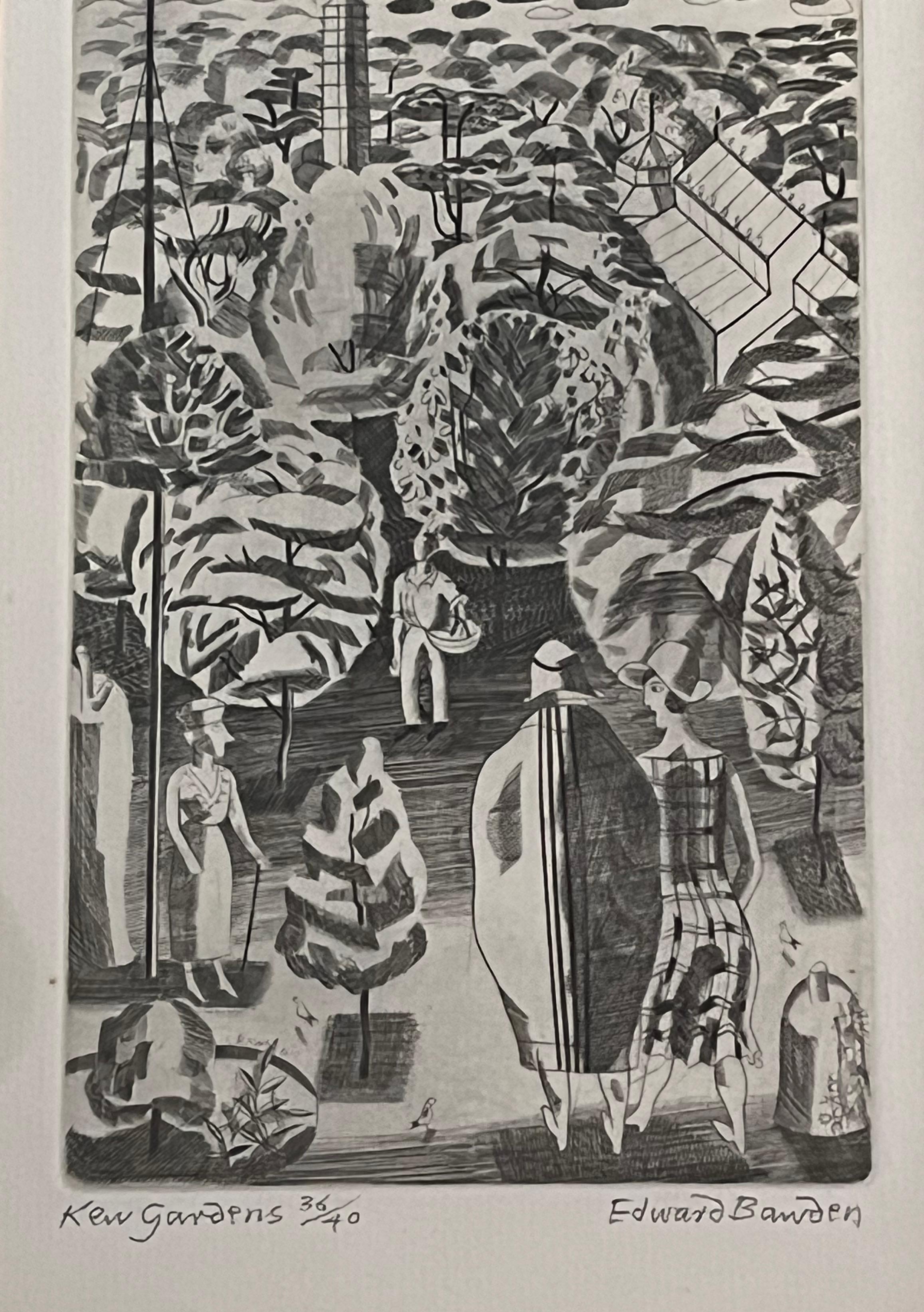 Edward Bawden, arte Modern British, Jardines de Kew en venta 6