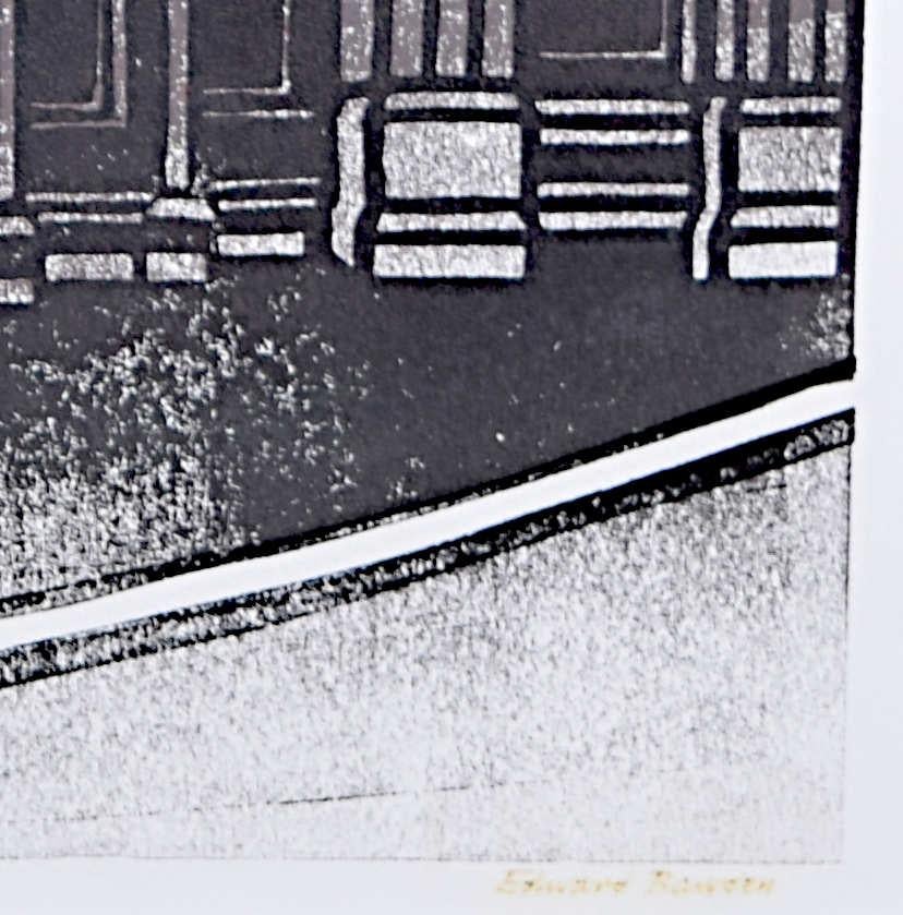 Abbazia di Westminster Stampa linoleografica del XX secolo di Edward Bawden in vendita 2