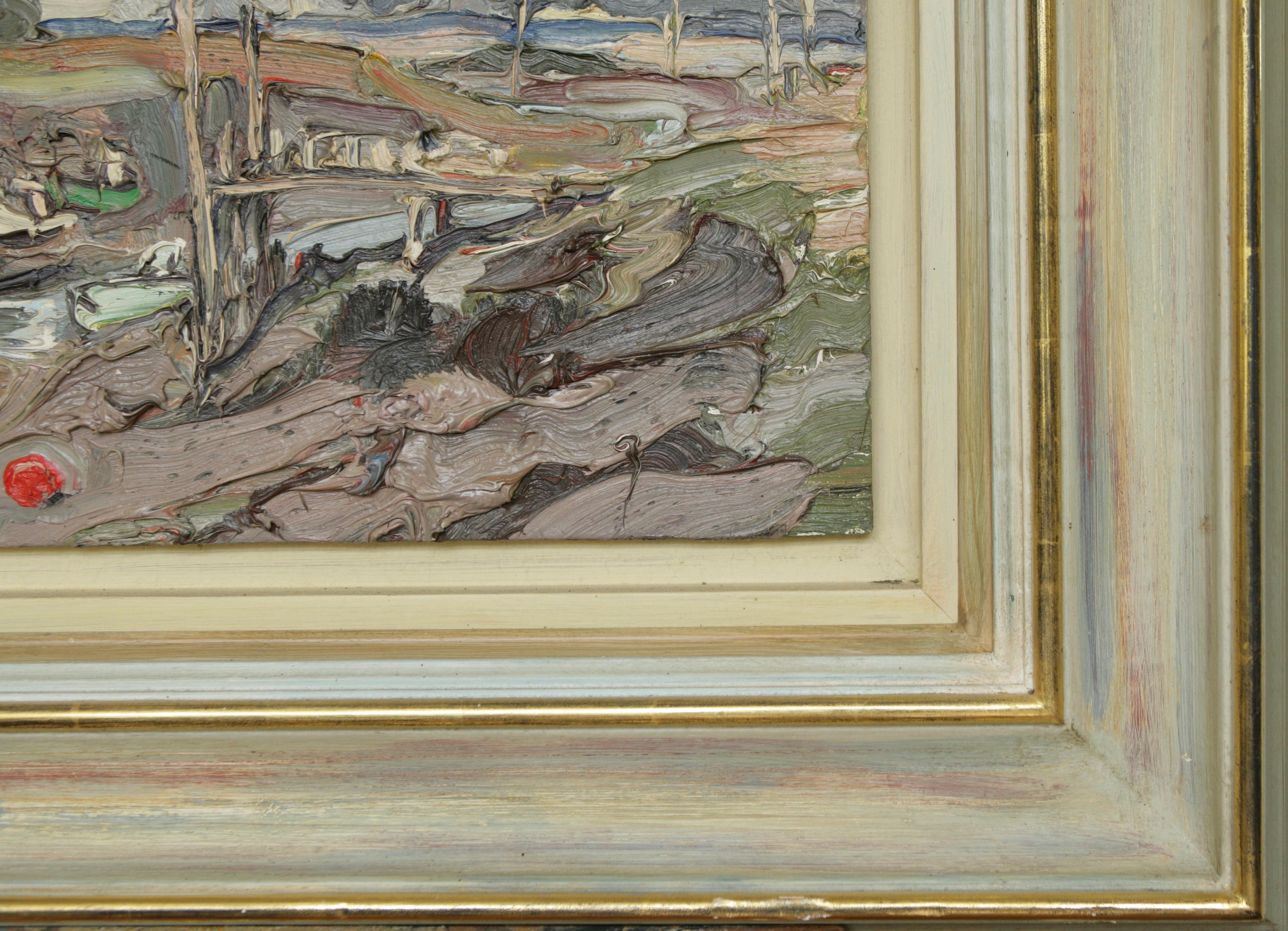 ESTUARY near BREAN down SOMERSET Edward Beale contempary English artist For Sale 13