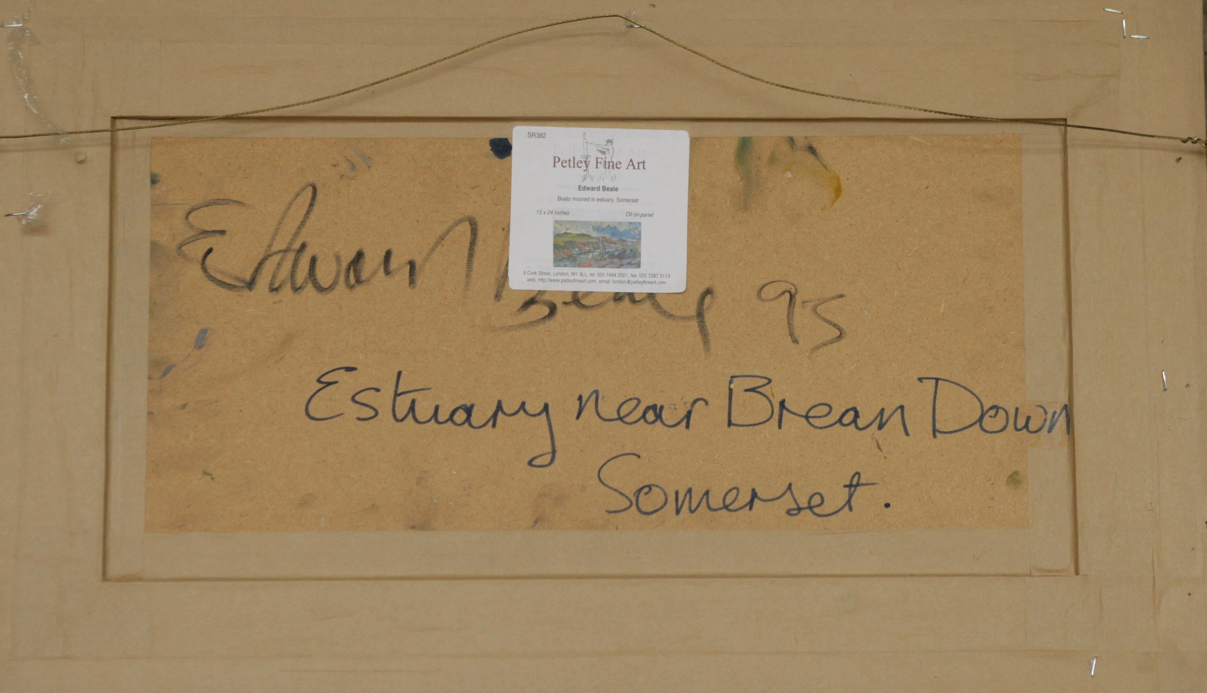 ESTUARY near BREAN down SOMERSET Edward Beale contempary English artist  For Sale 11