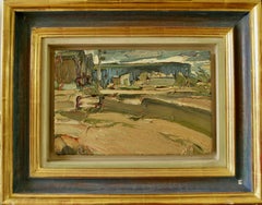 Warehouse at Orchid Palace English Fauves Landscape Oil Painting Edward Beale