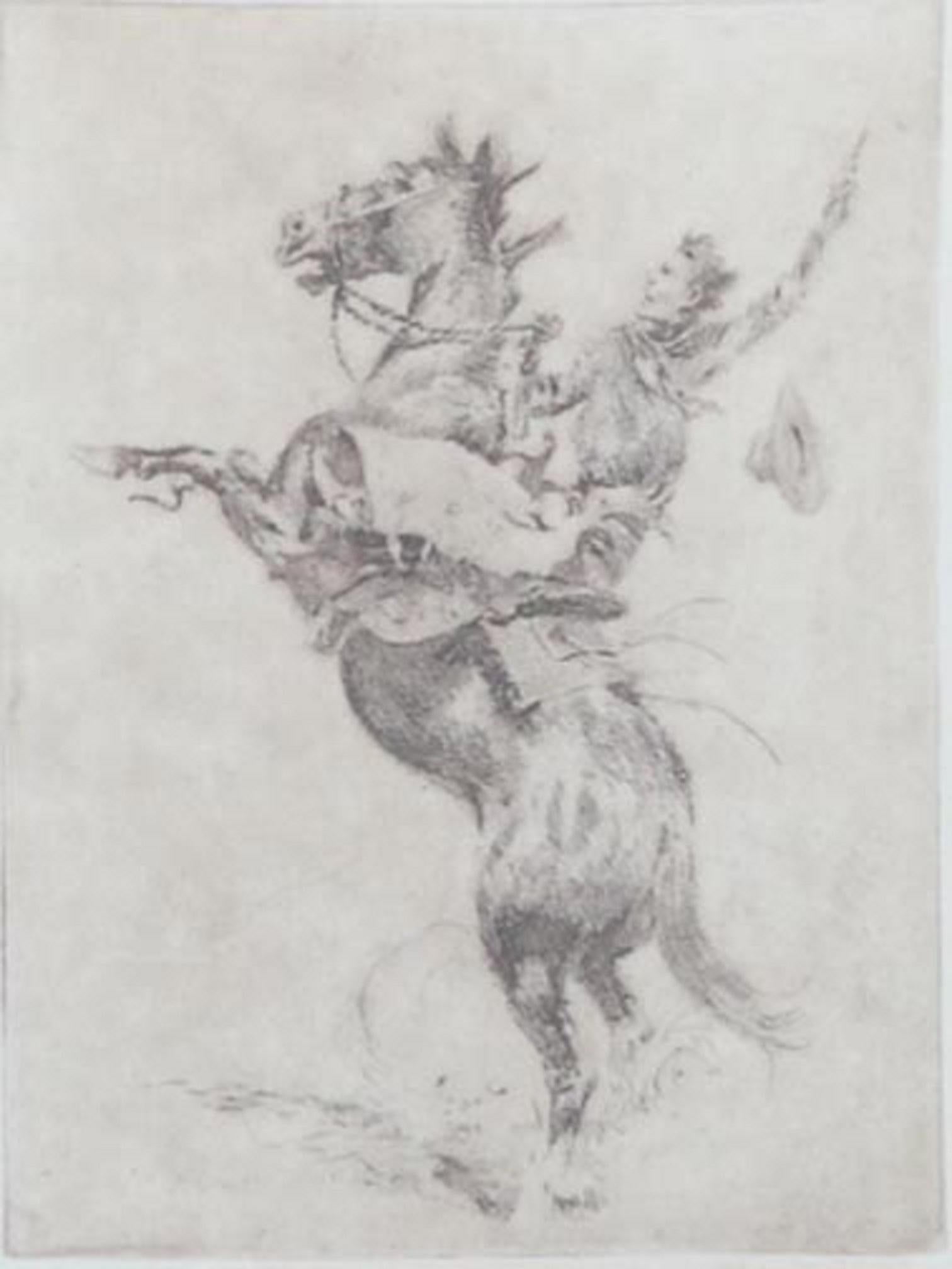 Le retour en arrière - Réalisme Print par Edward Borein