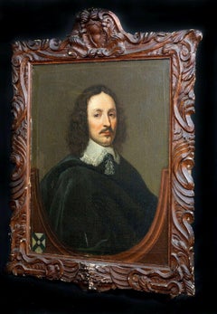 Antique Portrait Of William Yorke (1609-1666), 17th Century