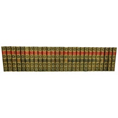 Edward Bulwer-Lytton Leather Bound Set of Novels in 27 Volumes