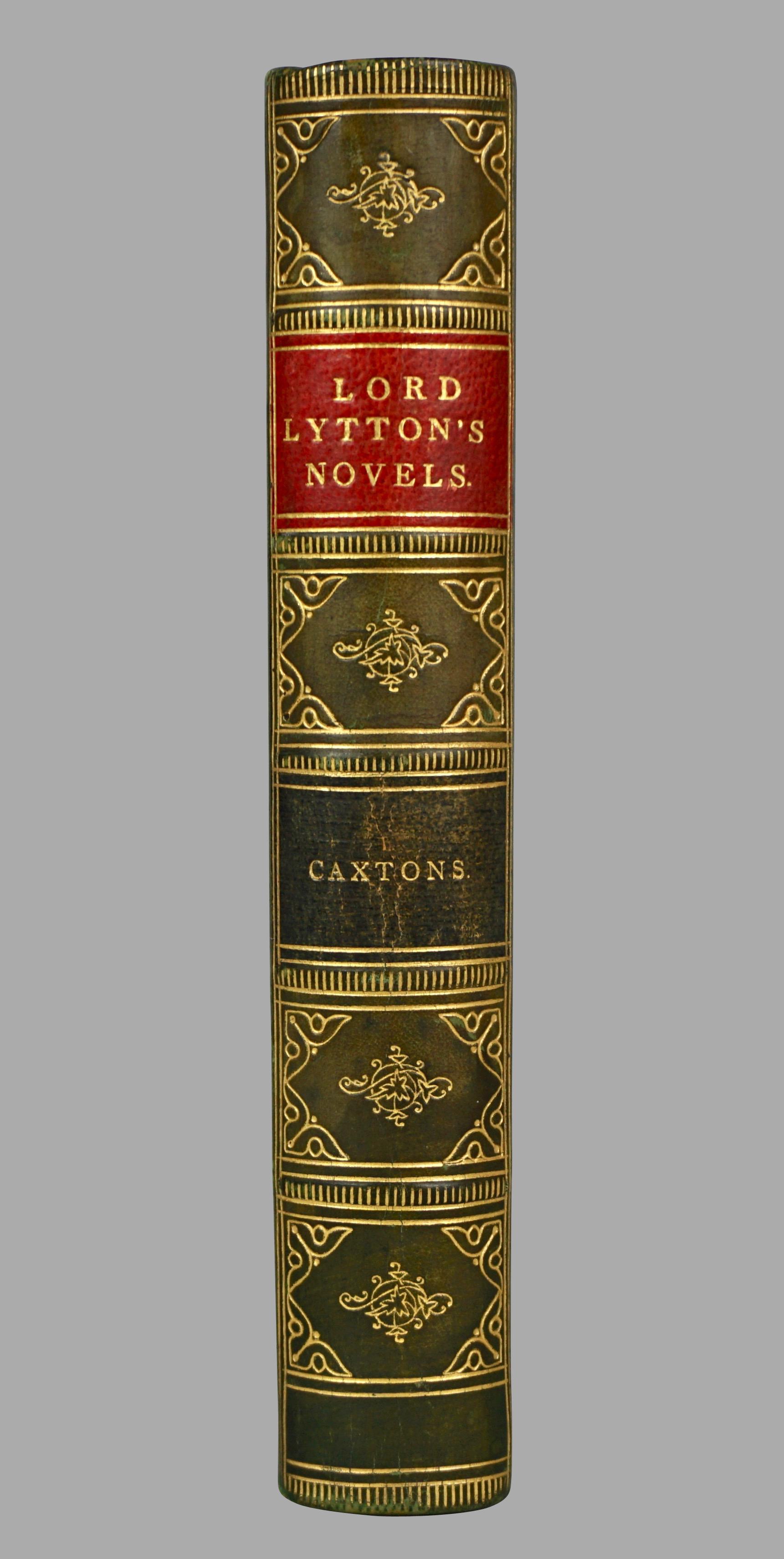 Edward Bulwer-Lytton Leather Bound Set of Novels in 27 Volumes 1