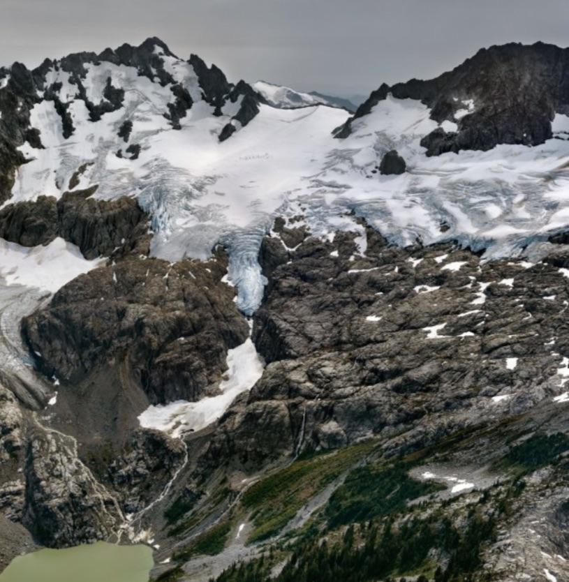 Coast Mountains #1, Tantalus Range, British Columbia, Canada - Photograph di Edward Burtynsky