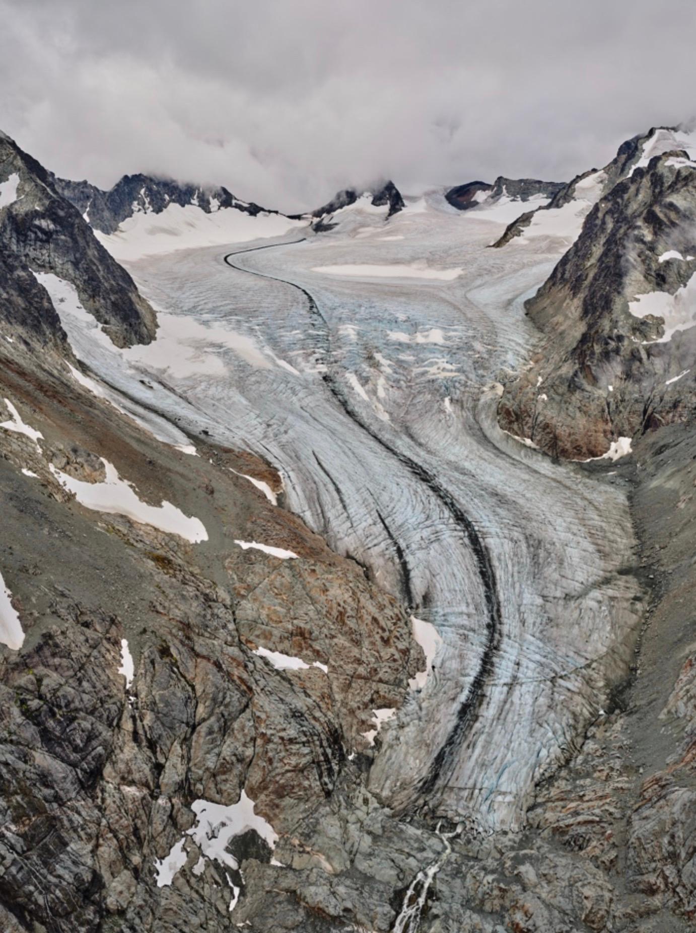 Montañas de la Costa nº 17, Glaciar en retroceso, Columbia Británica, Canadá