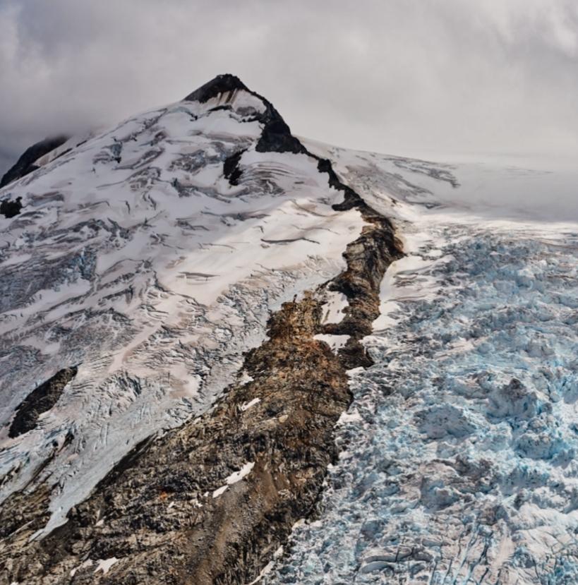 Coast Mountains #20, Monarch Ice Cap, British Columbia, Canada - Photograph by Edward Burtynsky