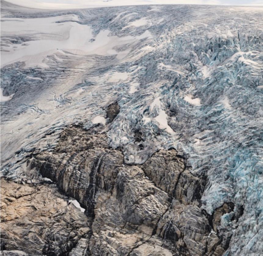 Montañas de la Costa nº 4, Glaciar en retroceso, Columbia Británica, Canadá en venta 1