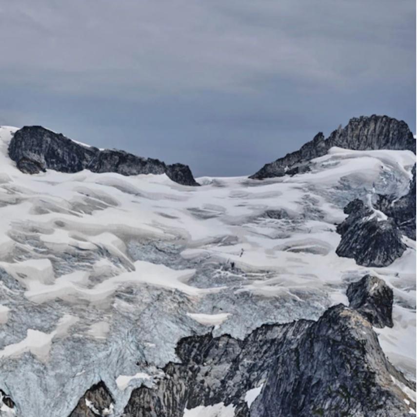 Coast Mountains #9, Firn Snow, British Columbia, Canada For Sale 1