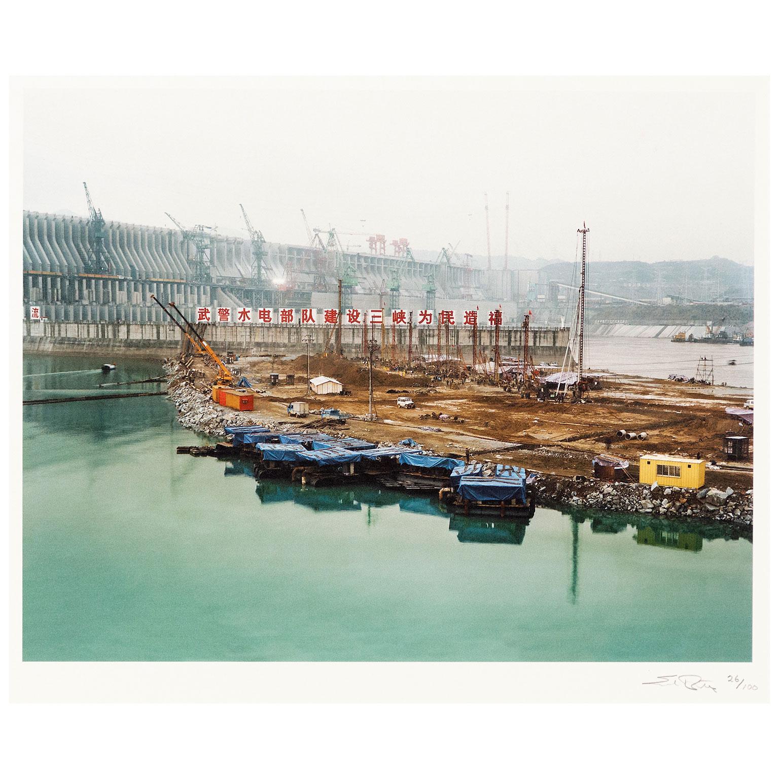 Dam #1, Yengtze River, China - Photograph by Edward Burtynsky