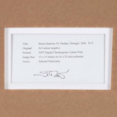 Edward Burtynsky "Iberia Quarries #9, Paradais Portugal, 2006-2007"