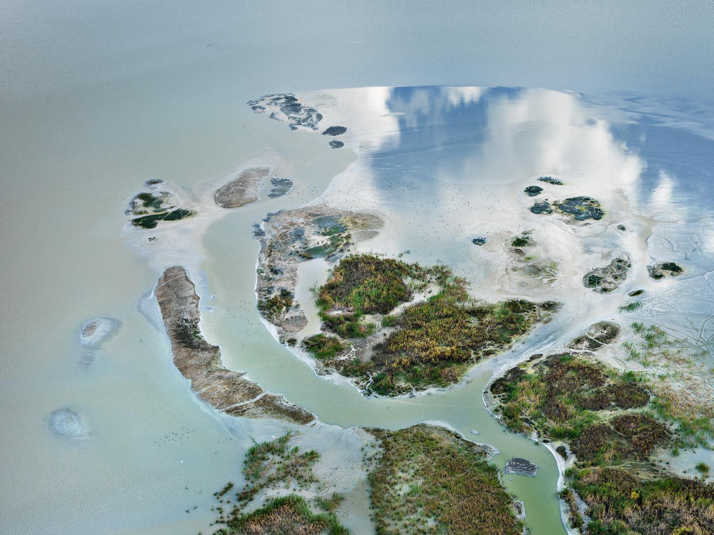 Edward BURTYNSKY (*1955, Canada)
Phosphor Tailings #6, Near Lakeland, Florida, USA, 2012
Pigment inkjet print on Kodak Professional Photo Paper
Sheet: 148,6 x 198 cm (58 1/2 x 78 in.)
Edition of 3; Ed. no. 1/3

Edward Burtynsky is regarded as one of