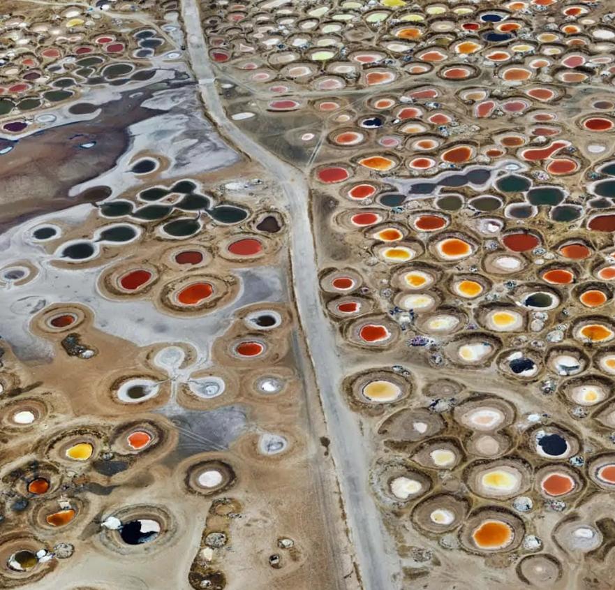 Salinas #4, Cerca de Naglou Sam Sam, Senegal - Burtynsky, Paisaje, Abstracto 1