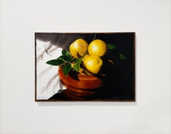 BOWL, CLOTH, FRUIT - Still life, Realism