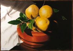 BOWL, CLOTH, FRUIT - Still life, Realism