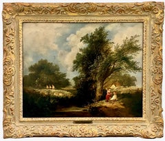 Una escena campestre inglesa del siglo XIX