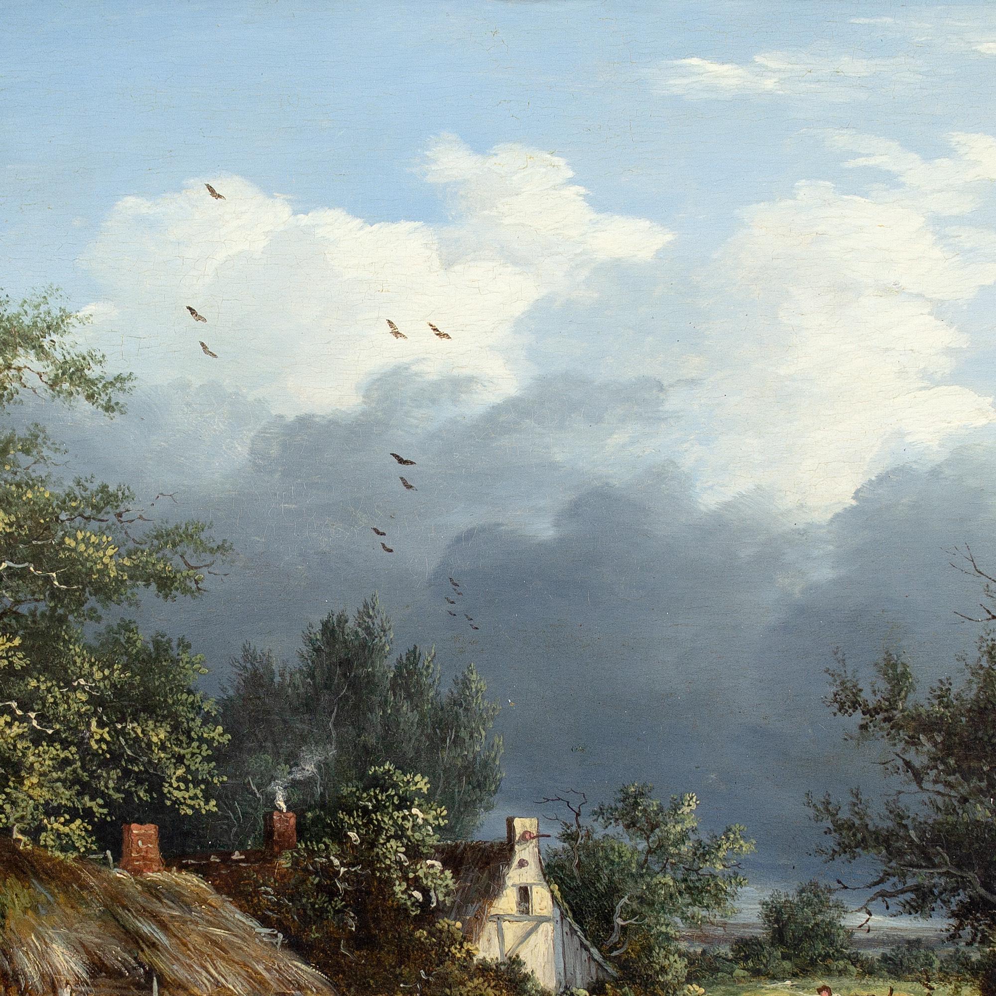 Edward Charles Williams ( attribué), paysage de rivière boisée avec bateau en vente 6