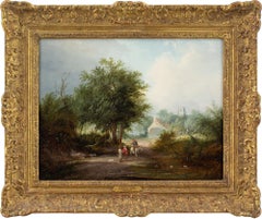 Antique Edward Charles Williams, The Traveller's Halt