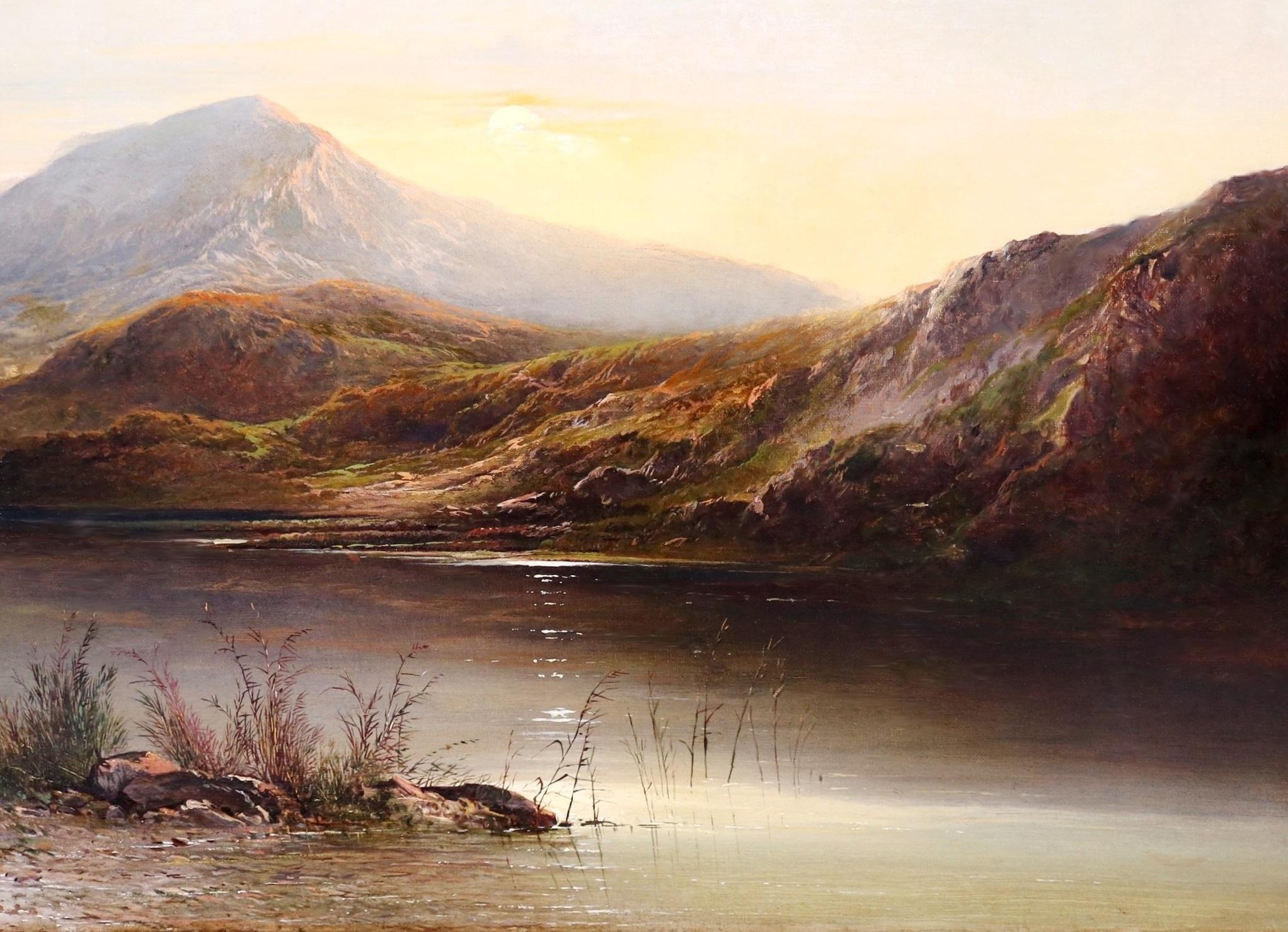 Mount Snowdon - 19th Century Royal Academy Oil Painting Welsh Mountain Landscape For Sale 3