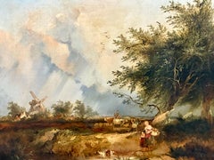 "Cerca de Norwich", una escena rural inglesa del siglo XIX