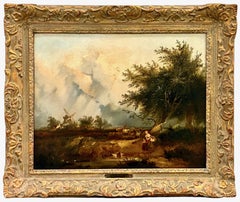 "Cerca de Norwich", una escena rural inglesa del siglo XIX