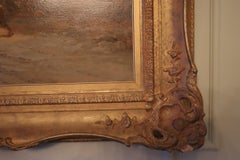 Village Scene with Horses Watering 1807-1881