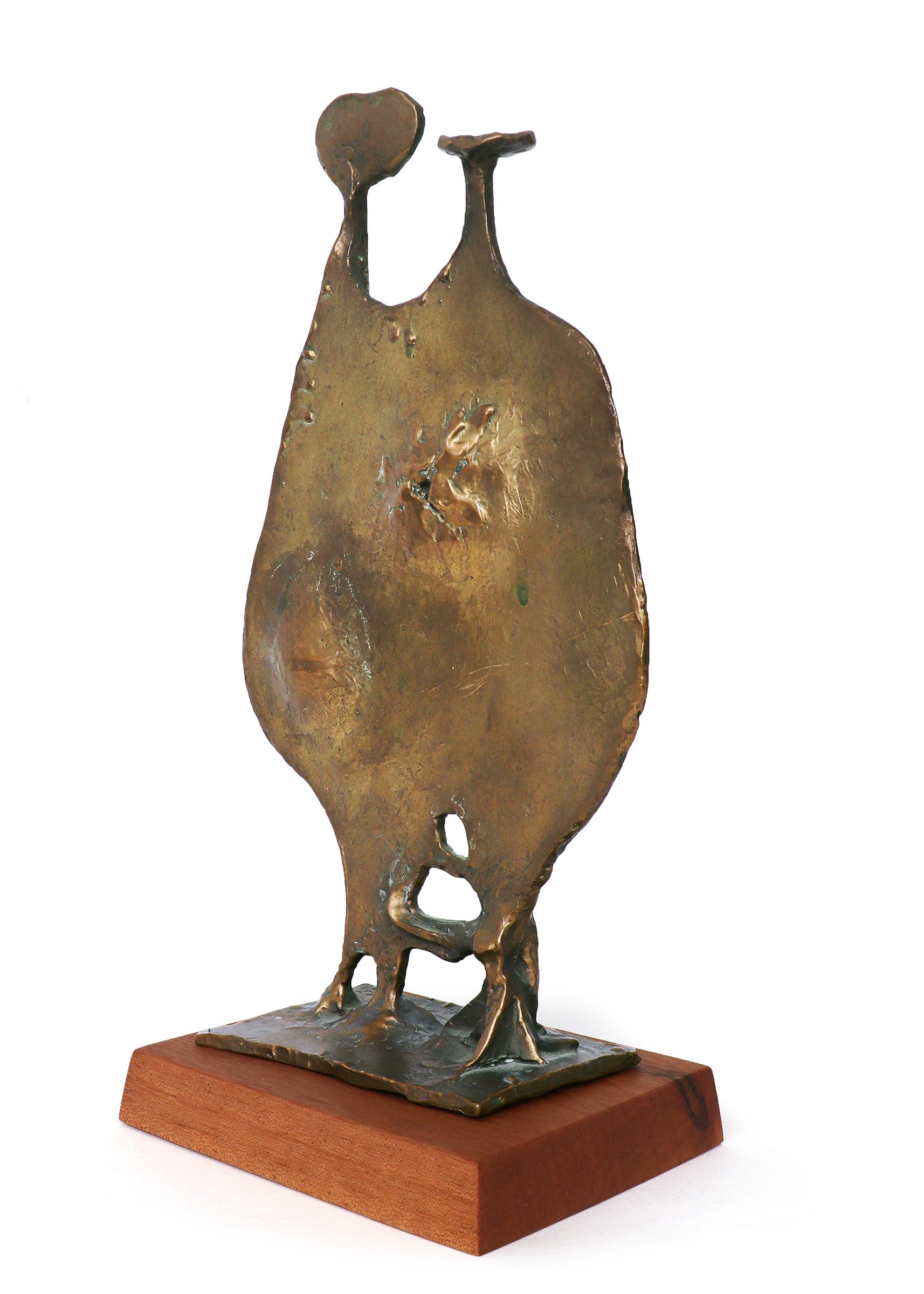 Bronze sculpture titled 