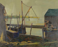 Vintage After Showers – Maine Coast, an the anti-aging oil painting by Edward Christiana