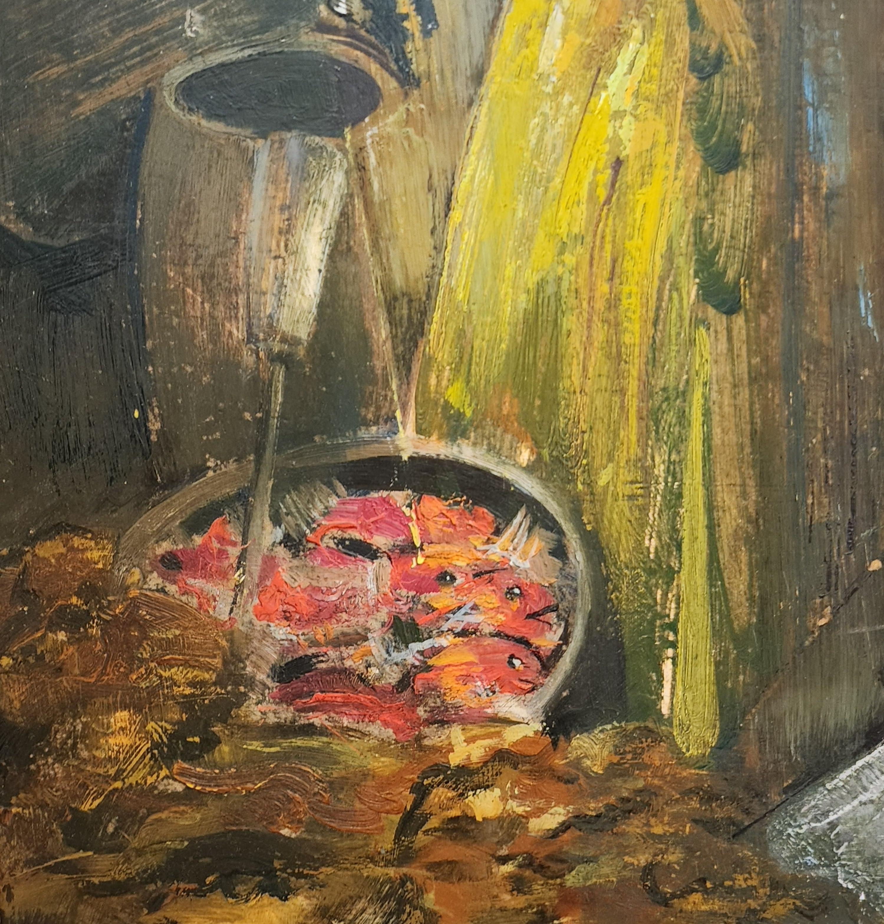 Break of Day, Lobsterman, une peinture à l'huile et à la tempera œuf d'Edward Christiana 2