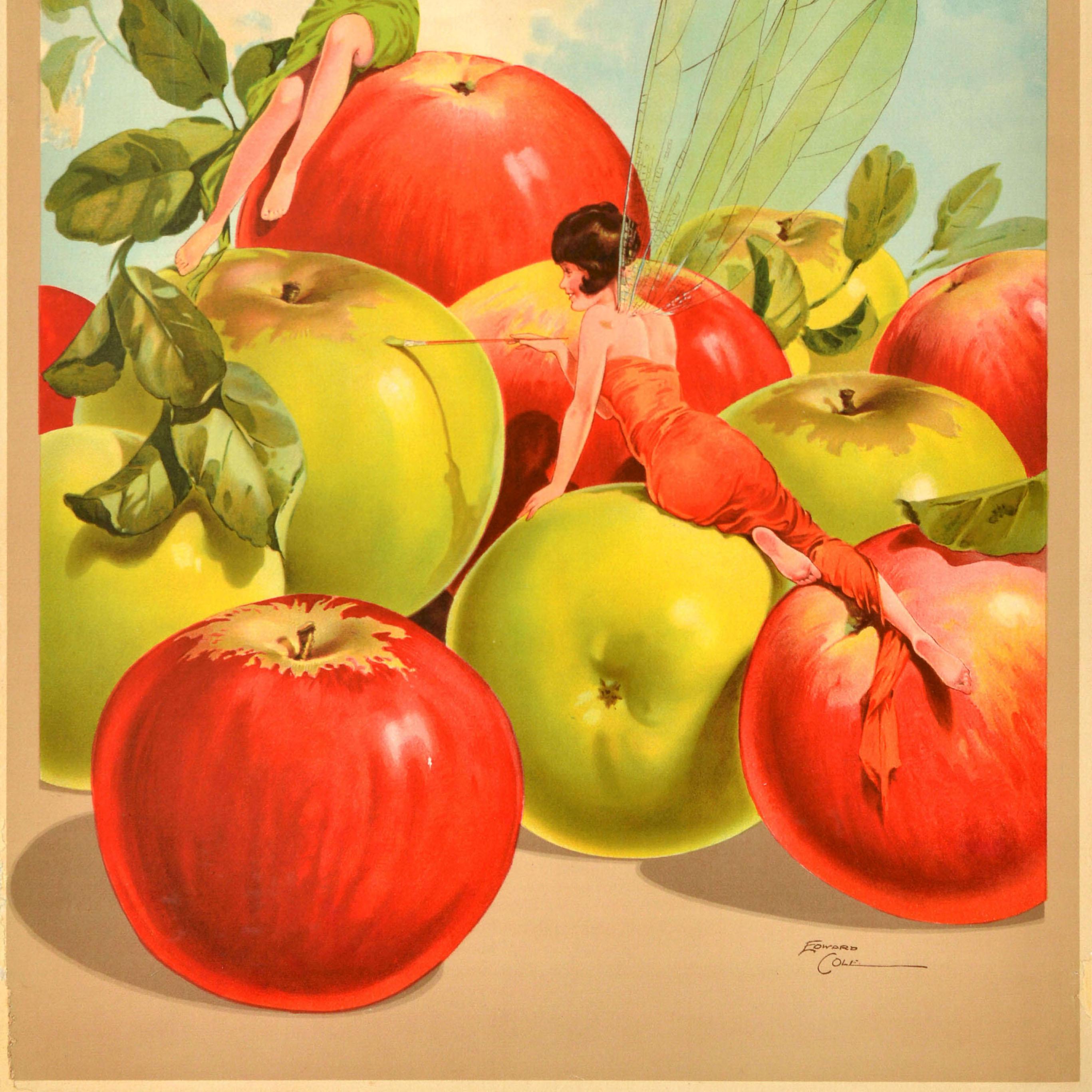 edward holding apple